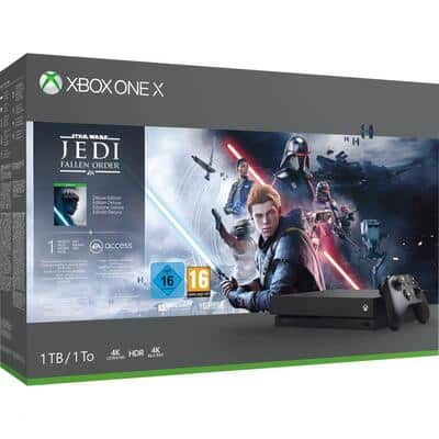 Oferta Xbox One 1 TB, Mando Inalámbrico + Star Wars Jedi: Fallen Order