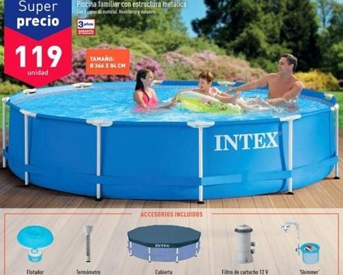oferta piscina Intex Aldi