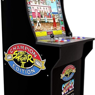 Arcade 1Up Street Fighter - Máquina Arcade Retro.