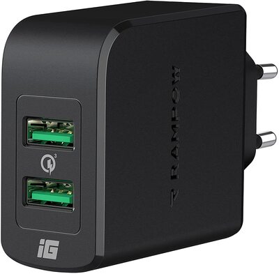 RAMPOW Quick Charge 3.0 Cargador USB